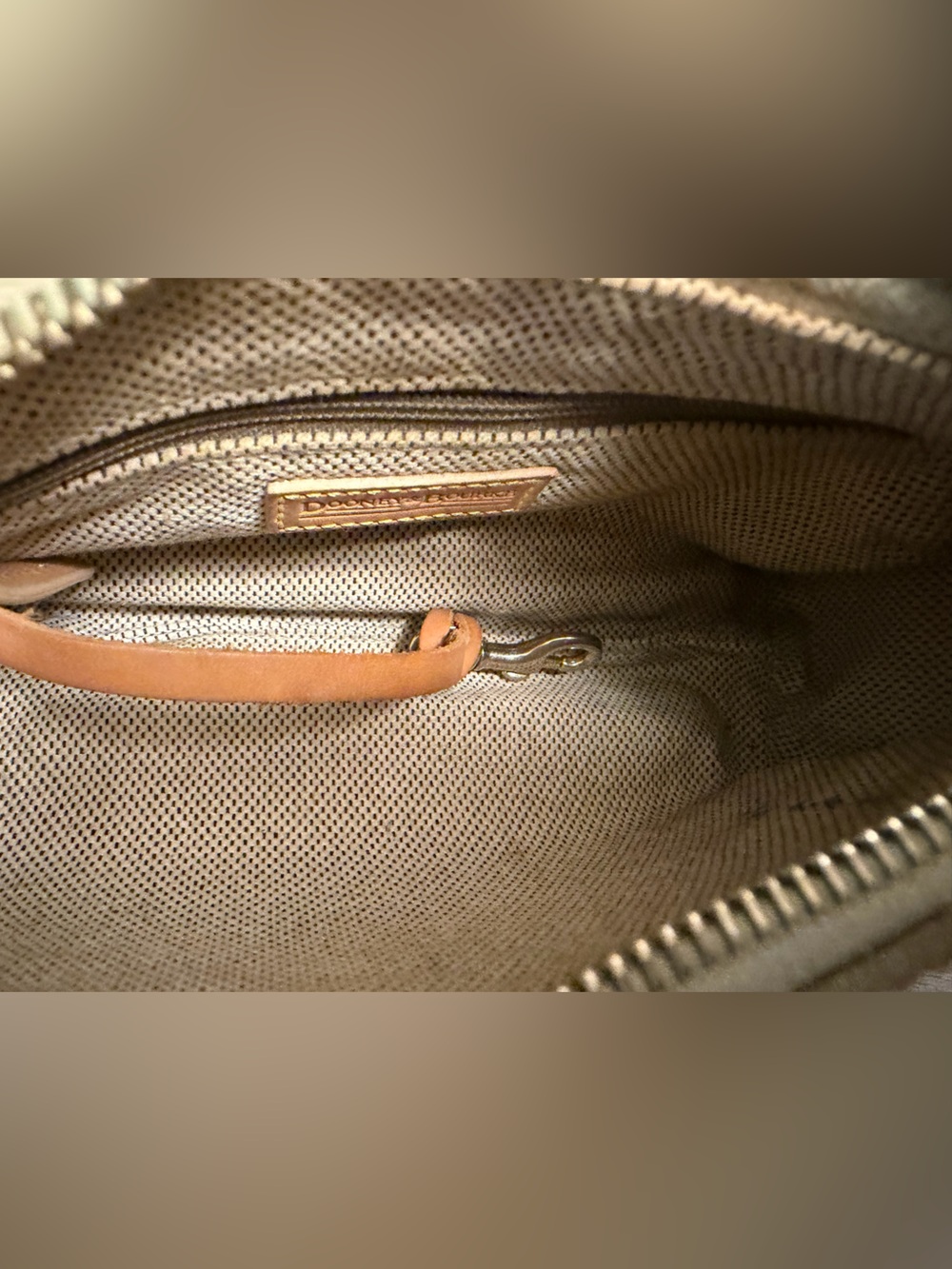 Vintage Dooney & Bourke Signature Mini Barrel Bag, - Picture 3 of 8